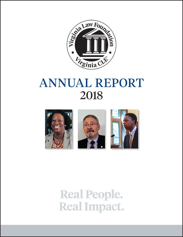 Virginia Law Foundation 2018 Annual Report